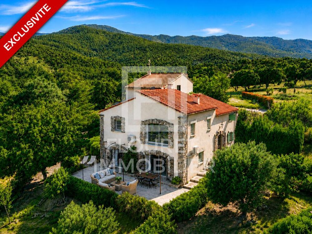 Mas catalan vue mer - 230 m² - 5 chambres - terrain 1,1 ha - potentiel locatif
