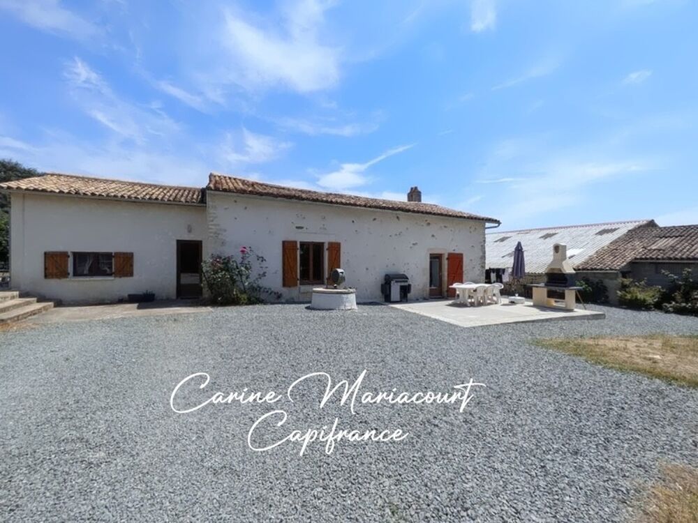 Maison en pierre rénovée de 173 m²  Terrain clos de plus de 4 500 m²  Dépendance de 155 m²  DPE C