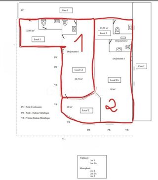  Immeuble � vendre 3 pi�ces 145 m�