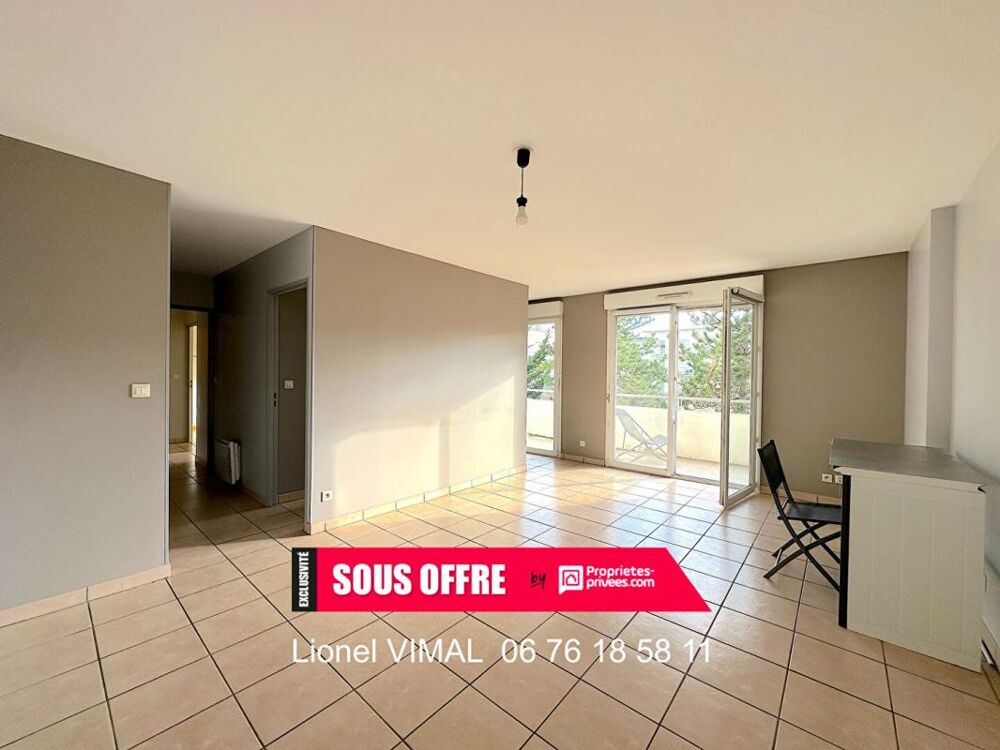 Appartement 3 pièces 61 m2 avec balcon, garage, parking et cave
