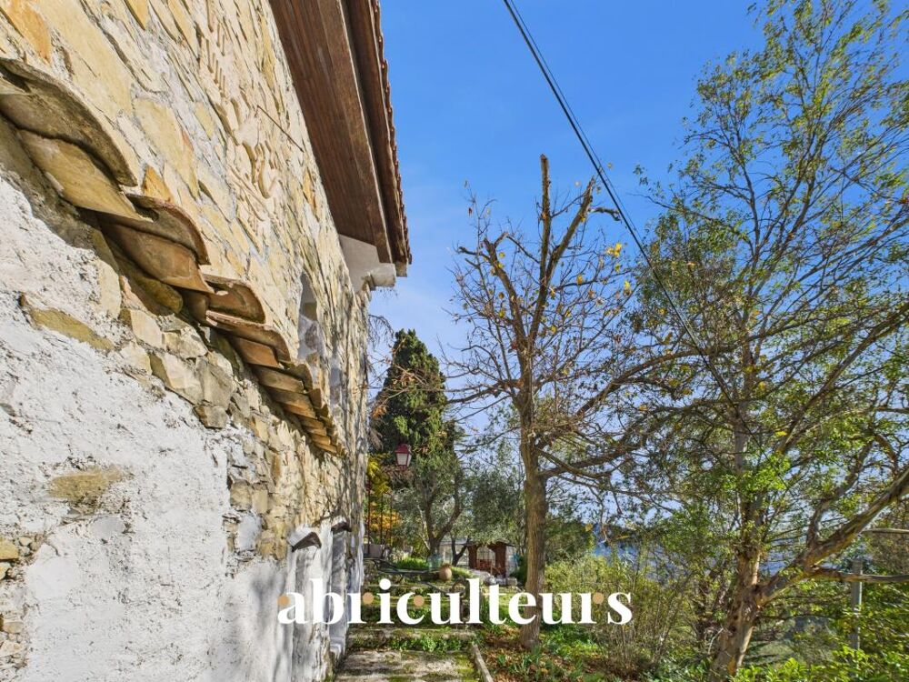 Vente Maison Aux Portes de Nice - Authentique Mas Provençal avec Vue Panoramique et Vaste Domaine Cantaron