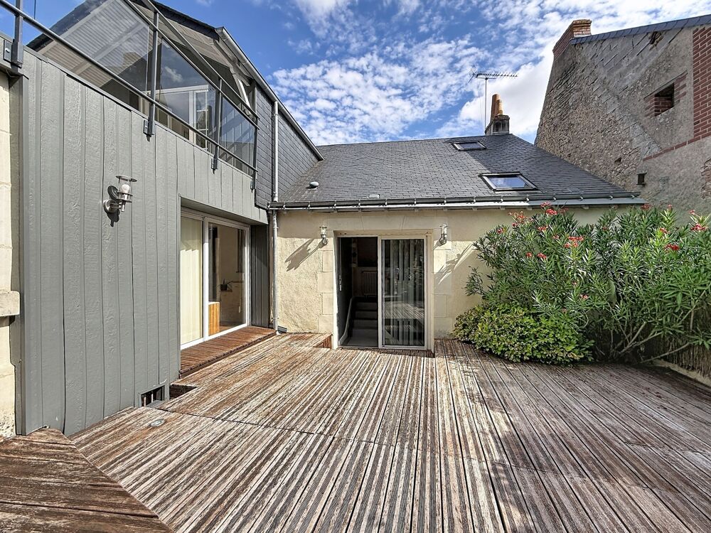 Vente Maison SAINT-ANTOINE-DU-ROCHER – Maison de caractère en tuffeau avec piscine Saint antoine du rocher