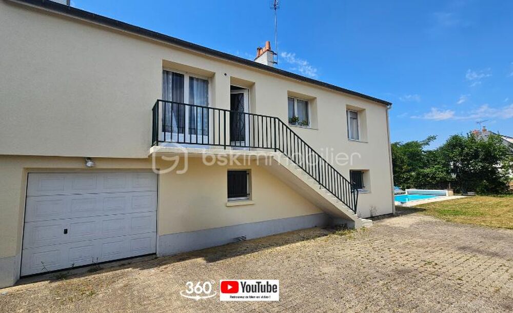Maison sur sous sol avec piscine
