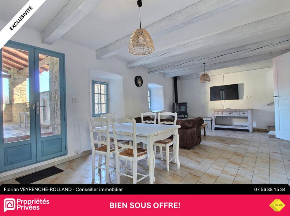 Vente Maison Maison en pierre Pont De Labeaume 4 pièces 100 m² Pont de labeaume