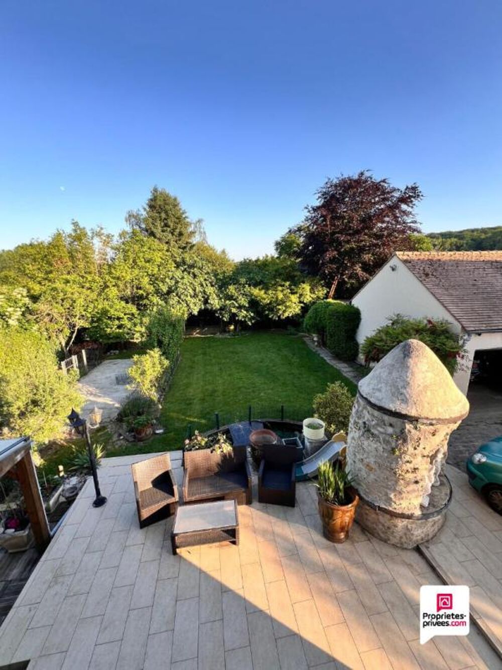 (95420) Wy-Dit-Joli-Village, maison de village 6 pièce(s) 160 m2, 3 chambres, garage double et jardin