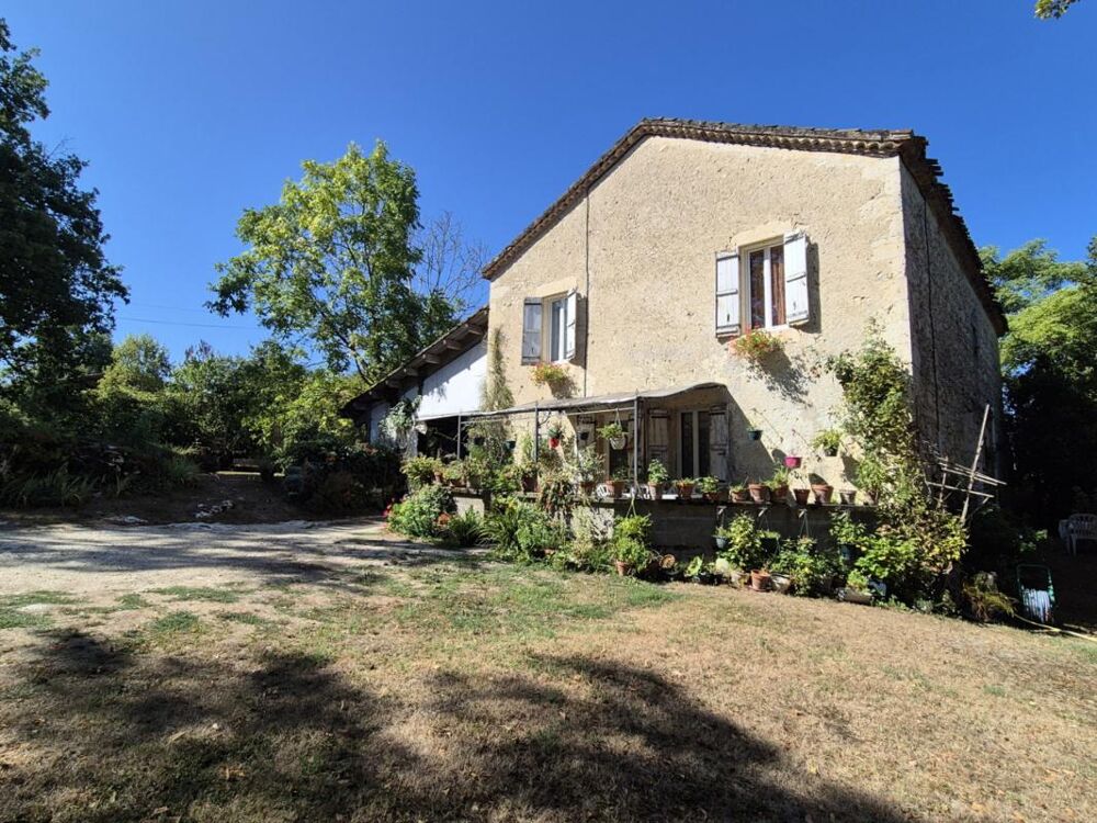 Maison en pierre avec beau terrain  cadre exceptionnel, sur le chemin de Saint-Jacques, à LA ROMIEU (32480)