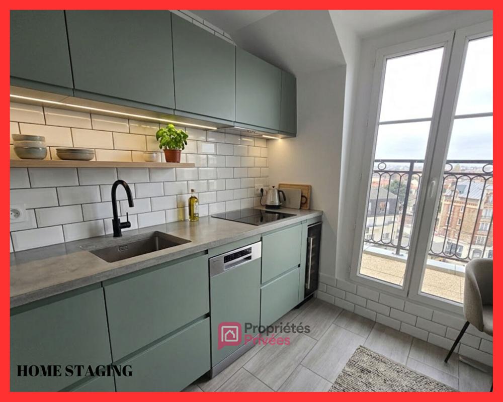 93320 LES PAVILLONS SOUS BOIS - Appartement 2 pièces 44,43 m² - 1 Chambre - Balcon - Parking