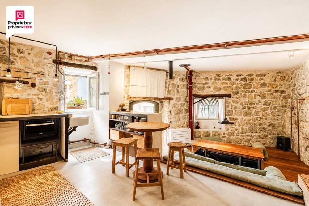 Vente Maison DESIGN ET AUTHENTICITE POUR CETTE MAISON DE VILLAGE UNIQUE ! Saint cezaire sur siagne