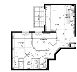  Appartement à vendre 3 pièces 61 m²