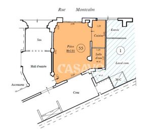  Appartement � vendre 1 pi�ce 24 m�