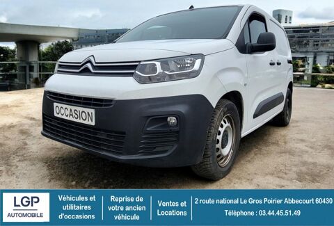 Citro&euml;n Berlingo 1&deg; Main 1.6 BHDI 1000kg Worker 3pl T&eacute;l/Clim/R&eacute;gul 2019 occasion Abbecourt 60430