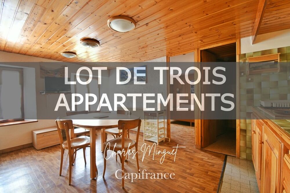 Lot de 3 appartements SAINT CHAFFREY