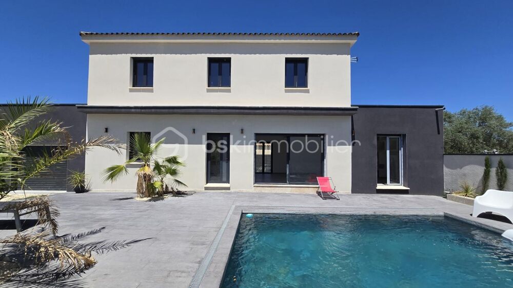 Vente Maison Maison contemporaine avec suite parentale en RDC, piscine Bali, pool-house et dépendance Bagnols sur ceze