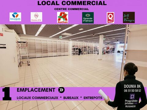 LOCAL COMMERCIAL 1400 M2 GALLERIE COMMERCANTE DYNAMIQUE 22500 60180 Nogent sur oise