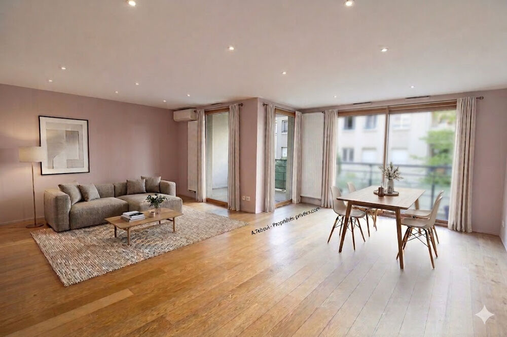 GRATTE CIEL - ELEGANT T4 DE 105M² - BALCON A VIVRE - RESIDENCE DE STANDING AVEC GARAGE ET CAVE