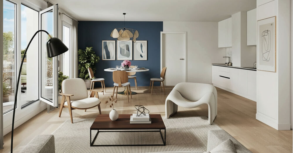 Appartement à vendre 2 pièces 45m² - MONTROUGE (92)