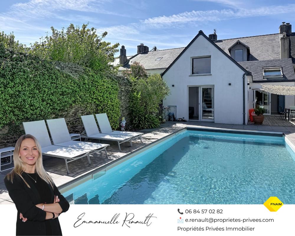 Sarzeau centre · Propriété de caractère, jardin clos et piscine