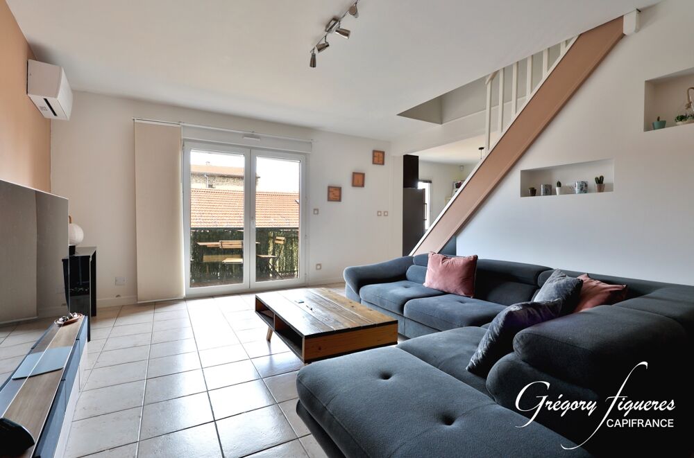 Vente Appartement À vendre – Beau duplex 3 pièces de 78,19 m² au dernier étage, avec balcon, garage et place de parking privative Saint andeol le chateau