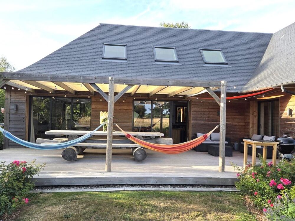 Vente Maison Maison coup de coeur en ossature bois de 168 M2 4 chambres Beaux volumes et au calme Fierville les parcs