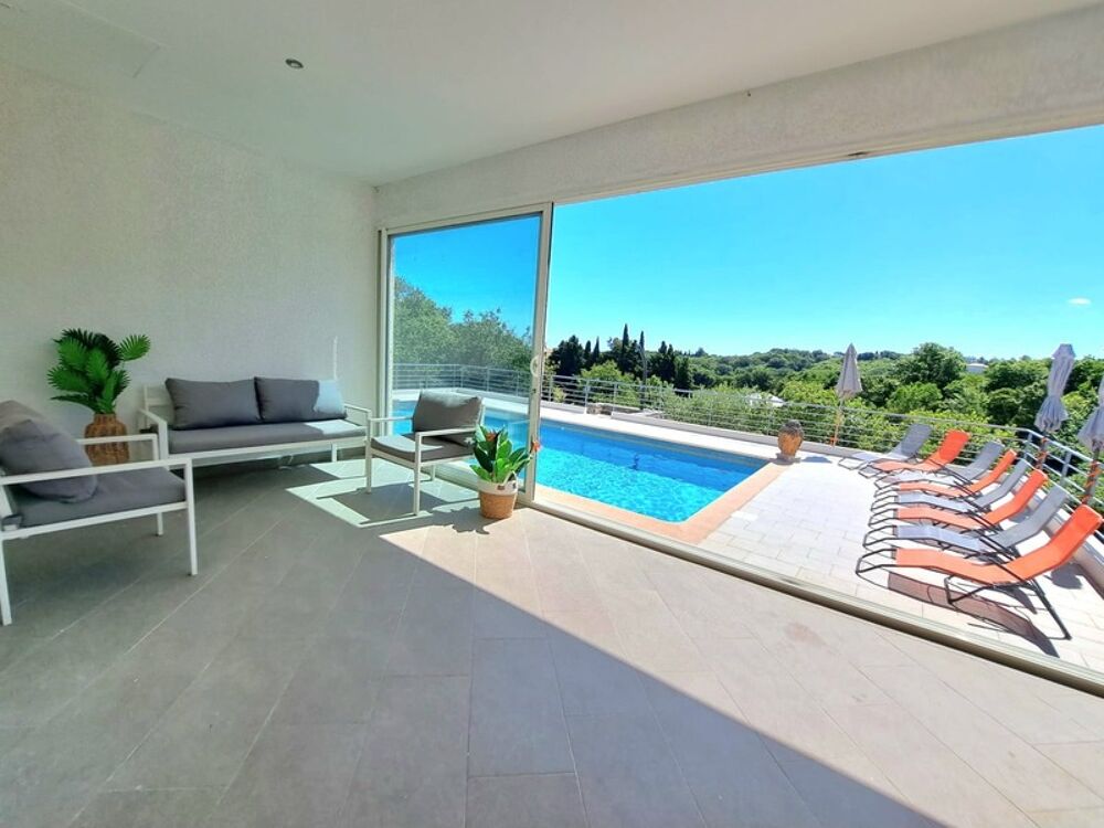 Maison de plain pied 170 m2, 5 chambres, piscine, garage, sans vis-à-vis, terrain 5540 m2 à SAN NICOLAO, Moriani (HAUTE CORSE)