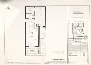  Appartement à louer 2 pièces 45 m²