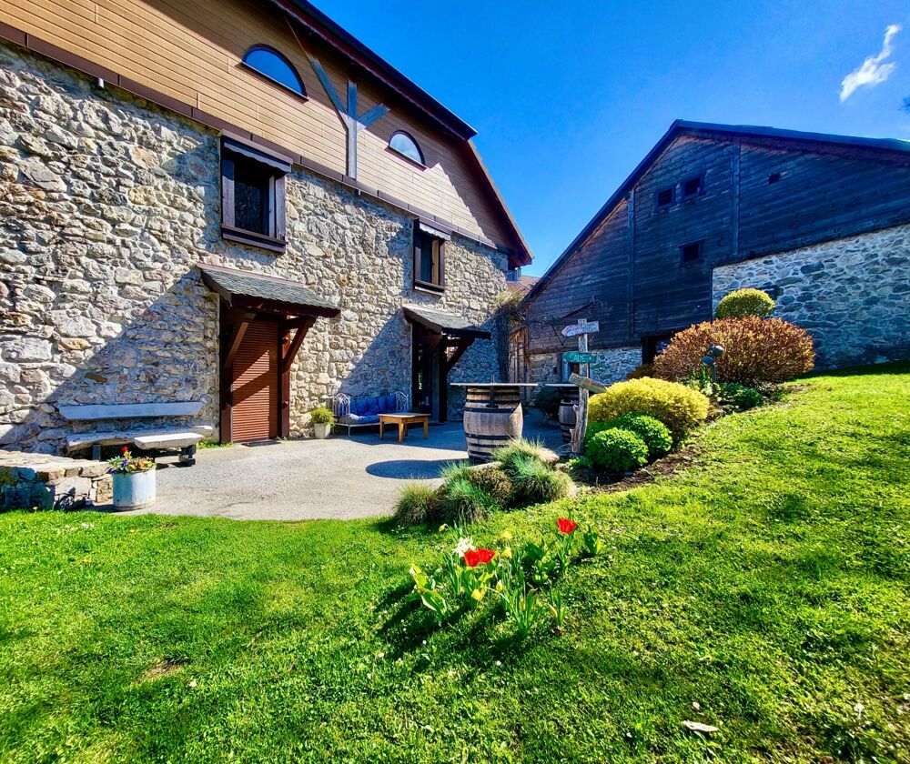 Vente Maison Dpt Haute Savoie (74), à vendre THOLLON-LES-MEMISES MAISON-GÎTE COEUR DE STATION Thollon les memises