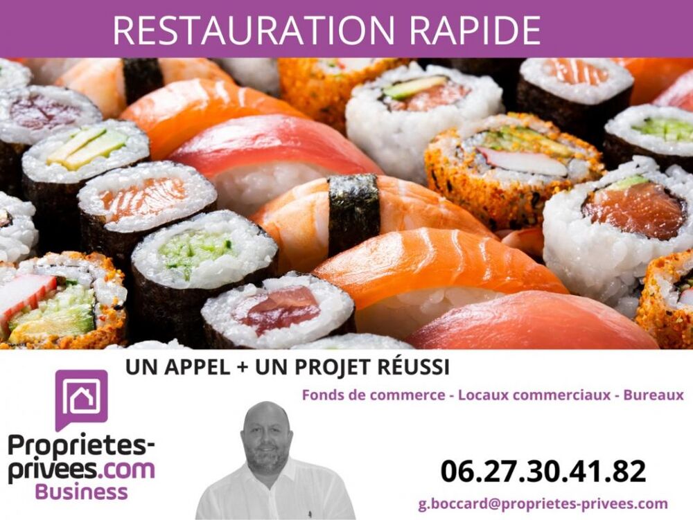   Rhne, 69003 Lyon - Fonds de commerce  Restaurant 36 m avec mezzanine 