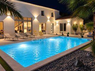Vente Maison BREUILLET - DE L'ANCIEN AU CONTEMPORAIN - VILLA D'ARCHITECTE AVEC PISCINE  À DEUX PAS DU CENTRE Breuillet