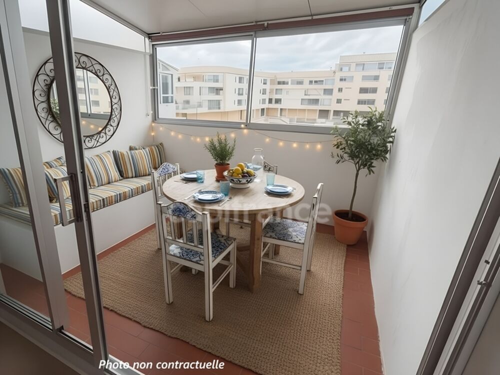 ? INVESTISSEMENT MALIN À SÈTE ? Studio lumineux avec vue marina, loggia et climatisation dans le quartier très recherché des Qui