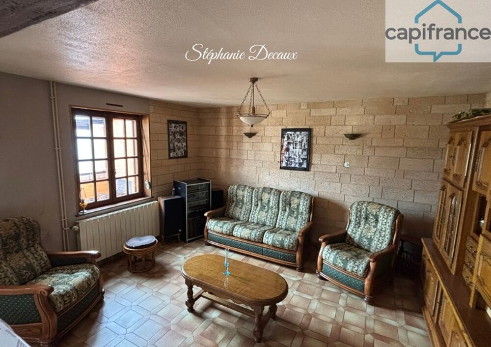 A VENDRE : MAISON SEMI PLAIN-PIED AVEC JARDIN ET DOUBLE GARAGE  FOURMIES (59)