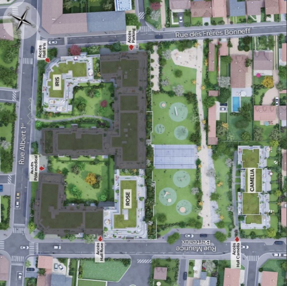Vente Appartement Studio neuf à vendre BEZONS (95), surface habitable 31.63 m2 + parking en sous-sol sécurisé Bezons