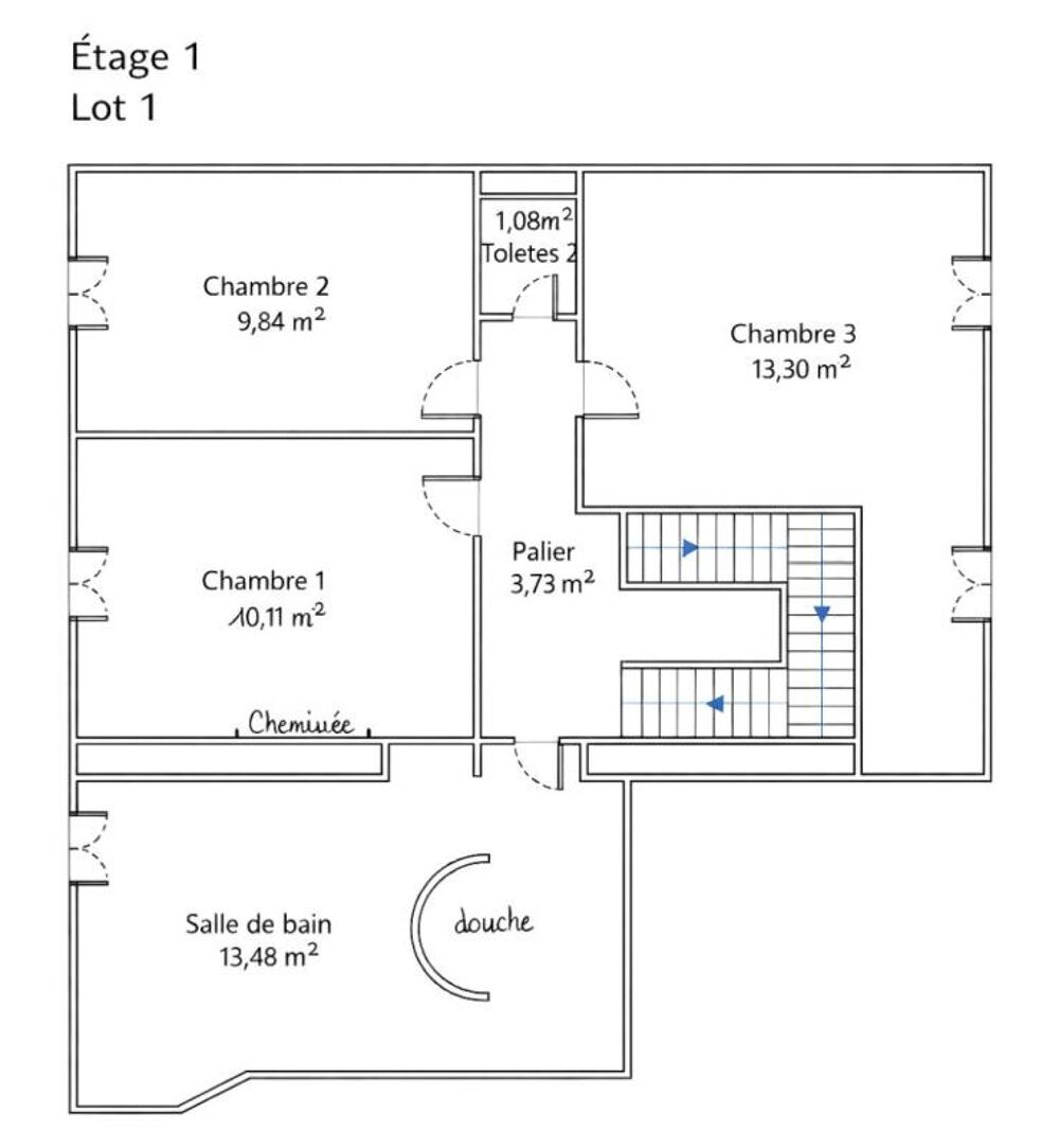SOUS OFFRE AU PRIX - BEAUREGARD . Duplex 4 pièces 109m2 habitables + terrasse, cave et 2 places de stationnement