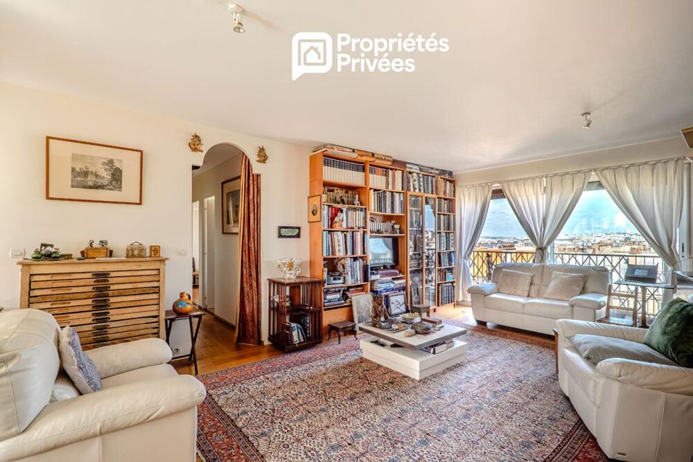 Vente Appartement Paris 15e - Montparnasse - Dernier étage  de 110 m² avec 3 chambres Paris 15