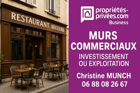 MURS COMMERCIAUX - PONTOISE  - RESTAURATION - 250M2 678400 95300 Pontoise