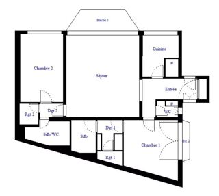  Appartement à vendre 4 pièces 88 m²