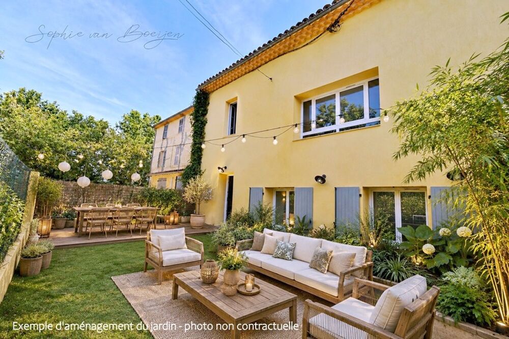 Appartement à vendre 5 pièces AIX EN PROVENCE (13) - 118 m², 3 chambres, un jardin privatif, dans parc de 5 000 m²