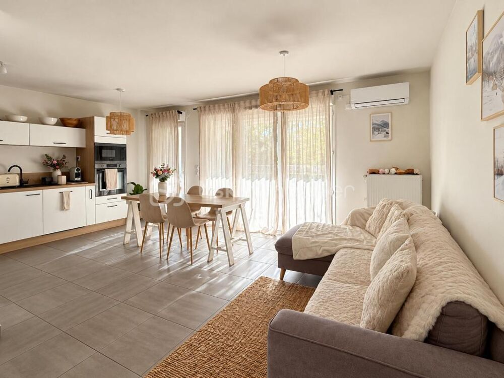 Vente Appartement RESIDENCE RECENTE - APPARTEMENT SANS TRAVAUX - LUMINEUX ET TRAVERSANT - REZ DE TERRASSE SURELEVE Saint martin d heres