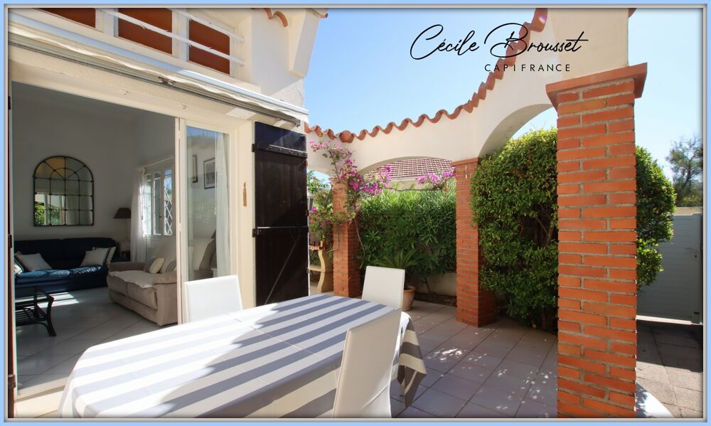 Vente Maison CANET-EN-ROUSSILLON 66140 – CANET-SUD – JOLIE CANÉTOISE 4 FACES – 72 M² – 3 CHAMBRES – GARAGE – Canet en roussillon