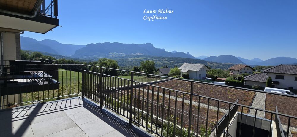 GROISY  A vendre beau T2 avec balcon, vue montagnes, cave, 2 stationnements privatifs