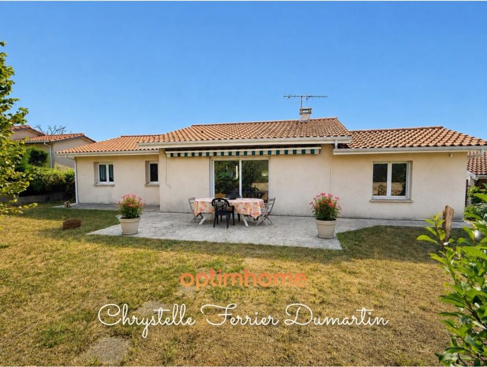 Vente Maison Maison de plain-pied - 110 m2 - 4 chambres - Parcelle 613 m2 Carbon blanc
