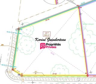  Terrain � vendre 690 m�