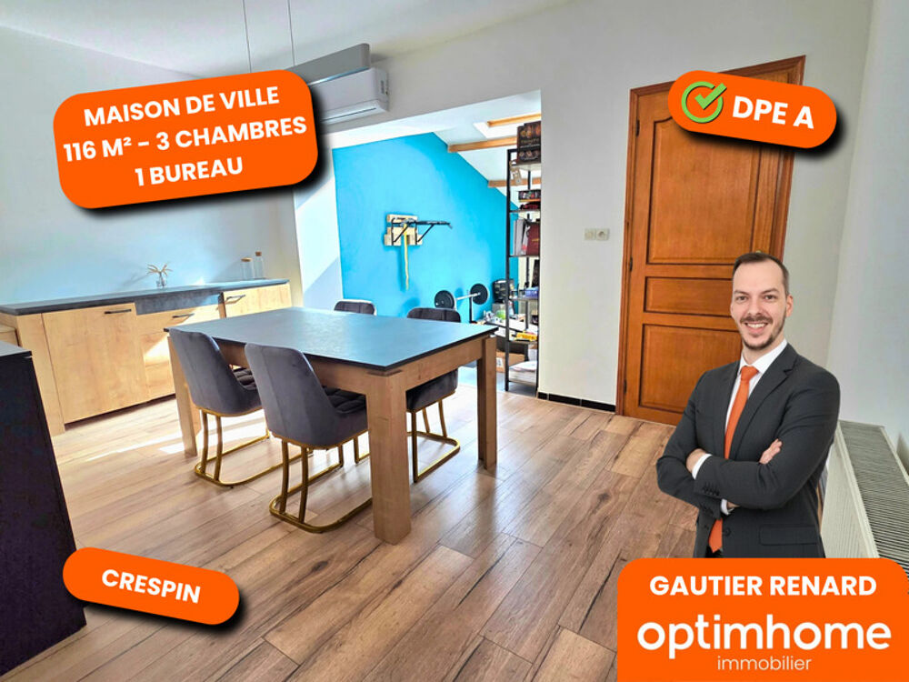 Maison 6 pièces 116 m² · à Crespin · 116 m² · 172 000 €