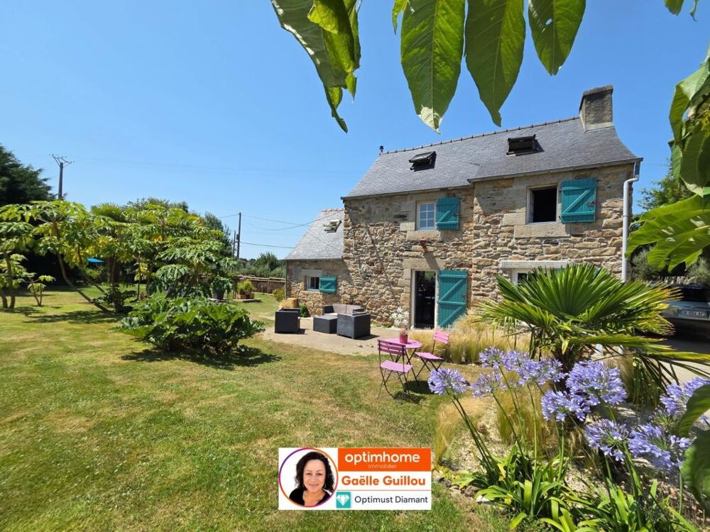 Vente Maison MORLAIX : Charmante maison en pierre de 3 chambres, jardin clos, vie de plain pied Morlaix