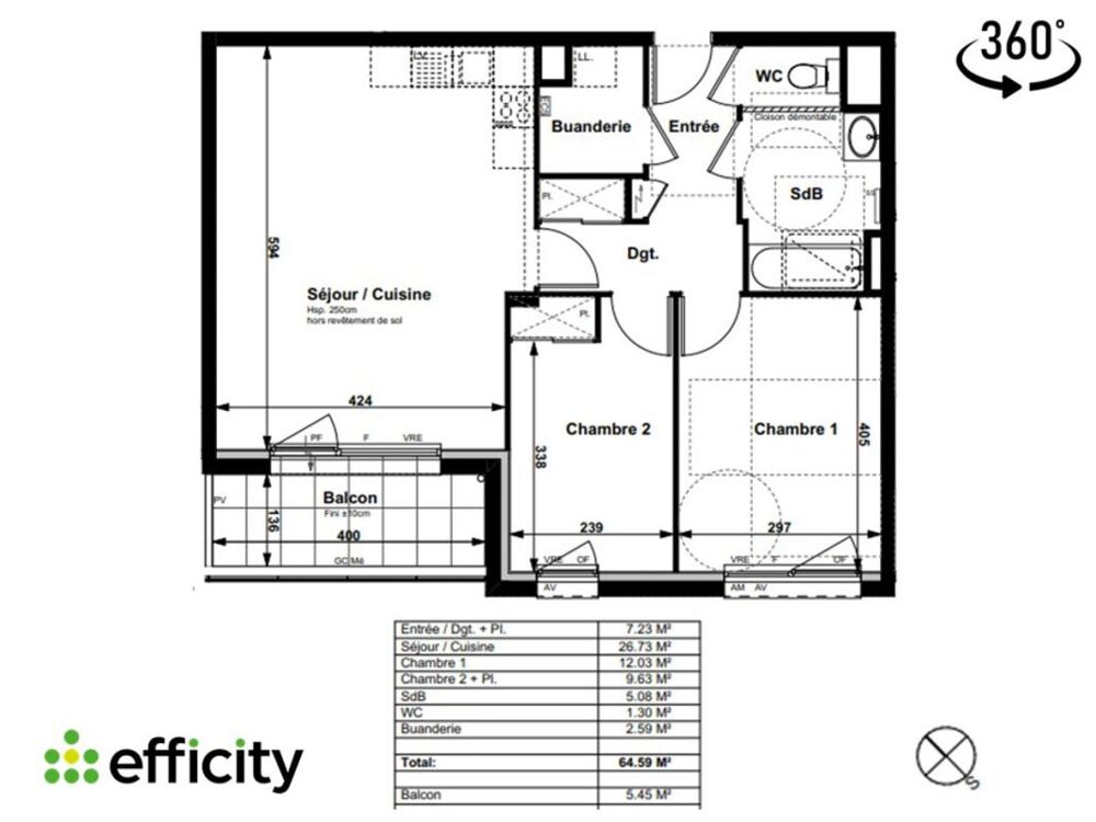 Vente Appartement Appartement La chapelle des fougeretz