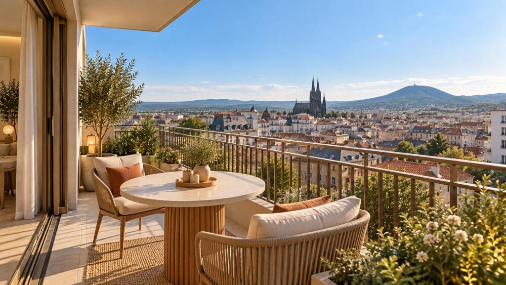 Vente Appartement T2 CLERMONT FERRAND 46m² - BALCON - GRAND SÉJOUR/CUISINE OUVERTE Clermont ferrand