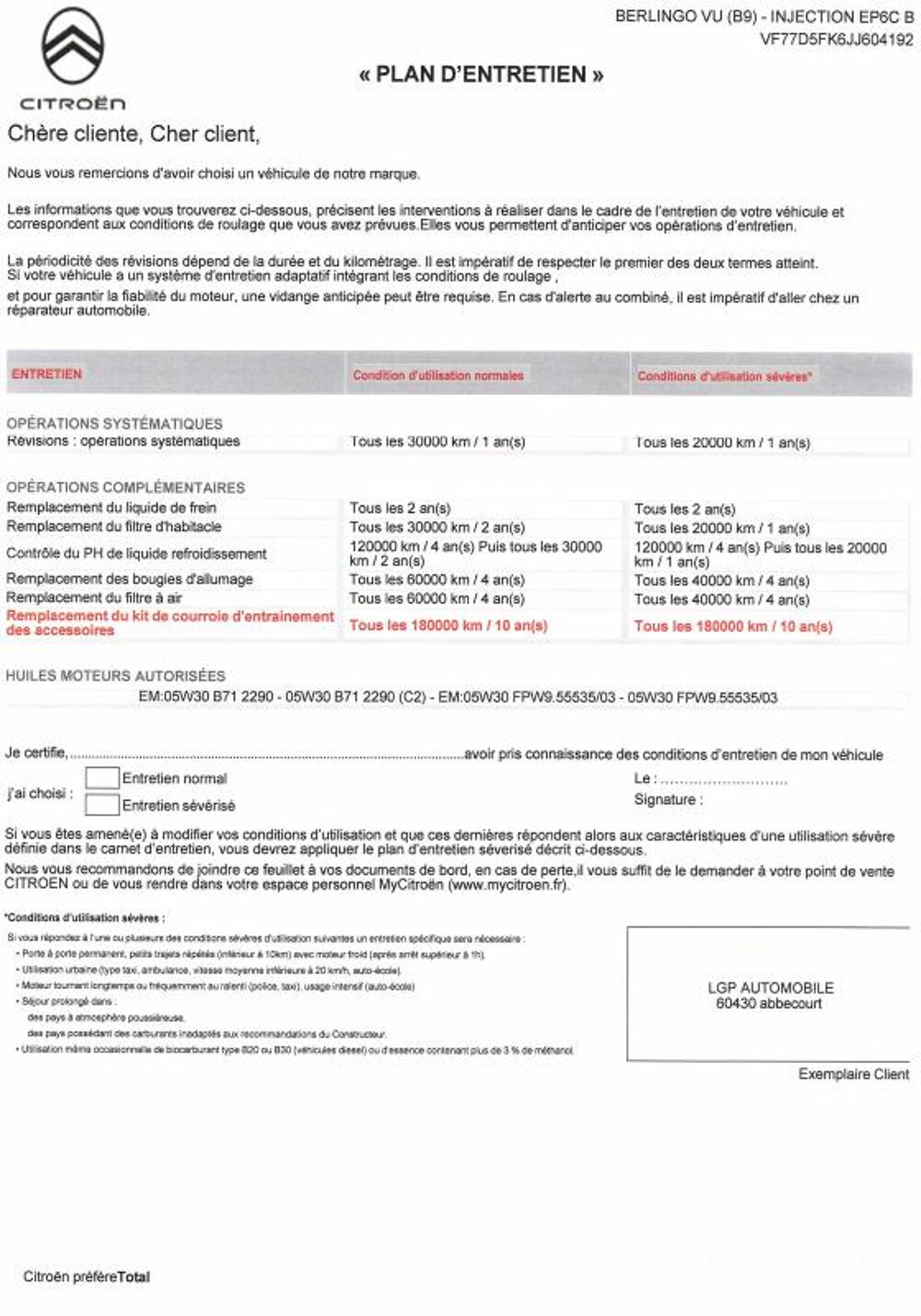 Berlingo 1&deg; Main / 1.5L VTI 95cv Version BUSINESS GPS/CLIM/REGUL/T&eacute;L/ 2018 occasion 60430 Abbecourt