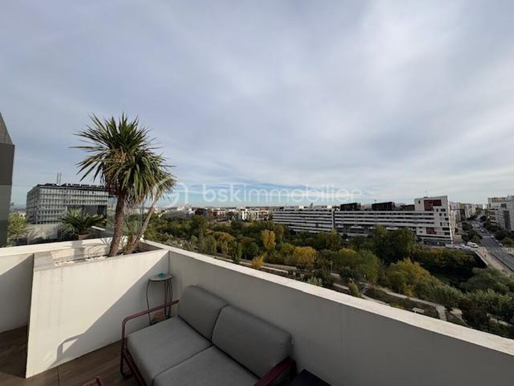 Appartement d'exception au dernier étage à Montpellier, avec toit végétalisé et climatisation gainable