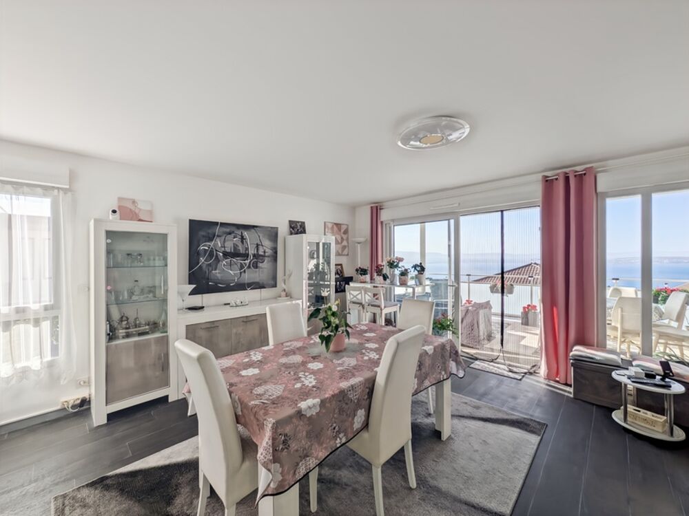 Vente Appartement À vendre appartement 4 pièces EVIAN LES BAINS (74) - Magnifique T4 récent avec vue panoramique sur le lac Léman Evian les bains