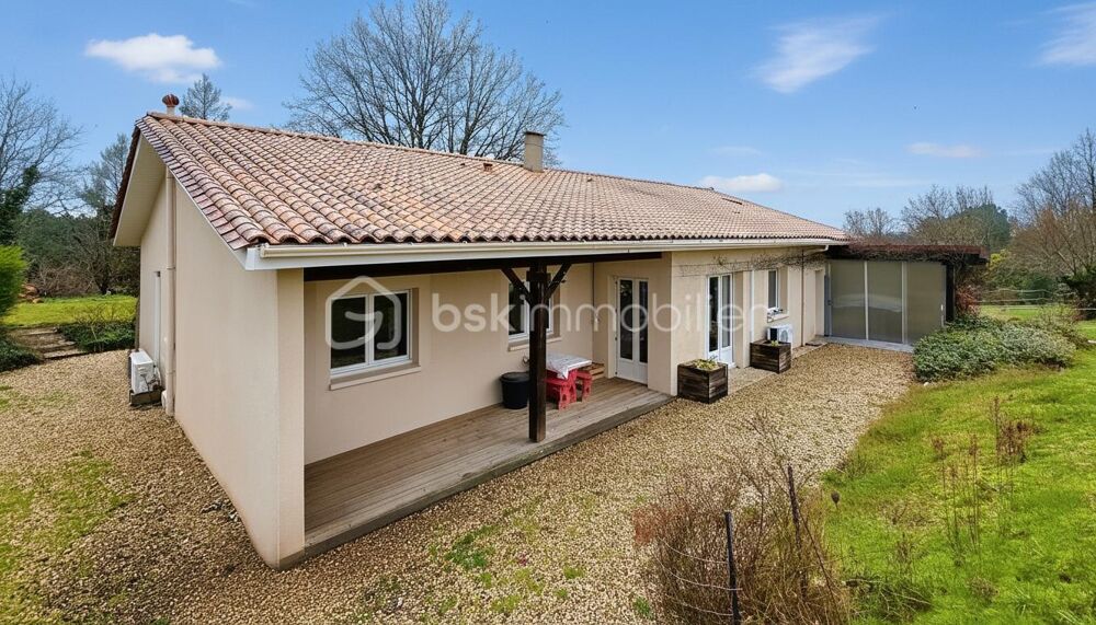 BEAU PLAIN-PIED 4 chambres - 1600m² Terrain Arboré