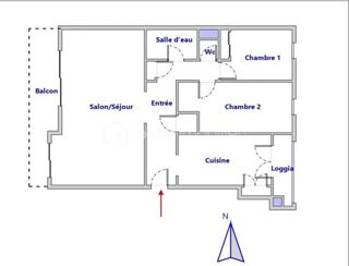  Appartement à vendre 3 pièces 81 m²